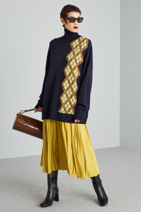 Gonna di jersey plissé - Fashion Market