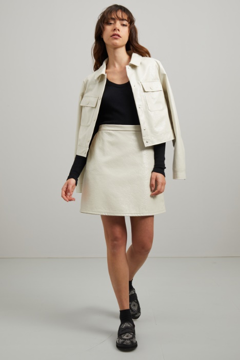Minigonna in similpelle - Fashion Market