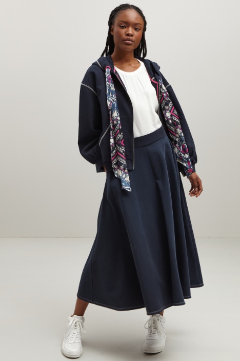 Gonna lunga in jersey  - Fashion Market