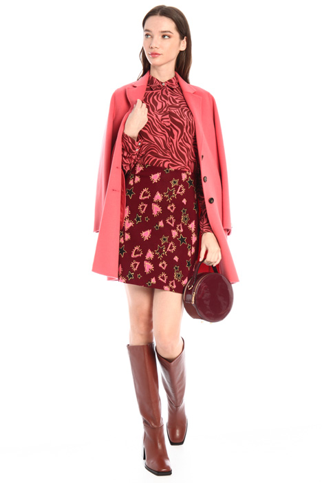Gonna corta in jersey jacquard - Fashion Market