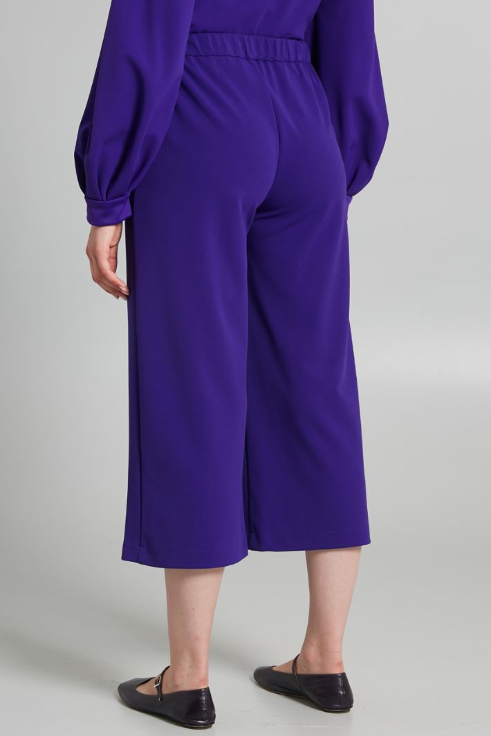 Pantaloni in jersey crépe - VIOLA - Fashion Market - 4