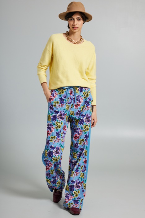 Pantaloni stampati con coulisse - Fashion Market