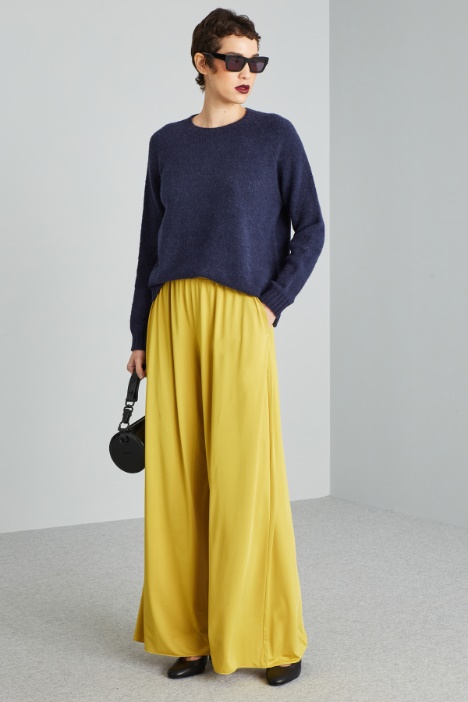 Pantaloni ampi in jersey - Fashion Market