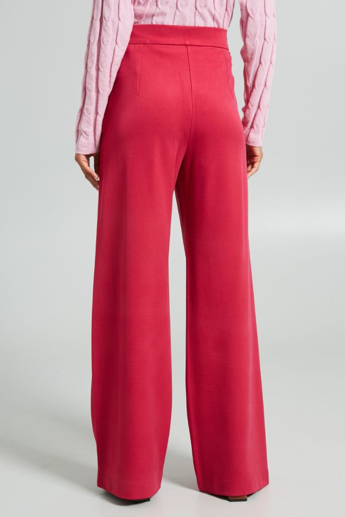 Pantaloni a palazzo - FUCSIA - Fashion Market - 4