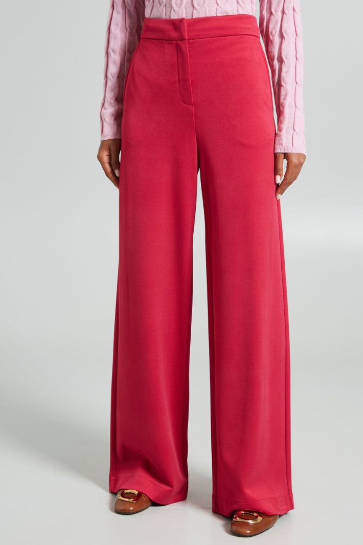 Pantaloni a palazzo - FUCSIA - Fashion Market - 2
