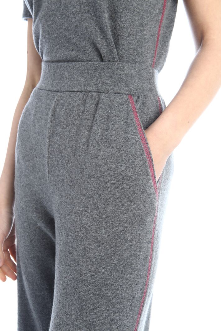Pantaloni jogger in lana - GRIGIO - Fashion Market - 3