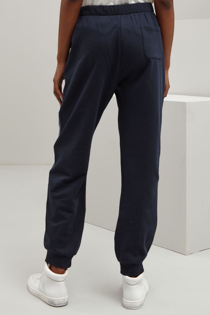  Pantaloni in jersey - BLU NOTTE - Fashion Market - 4