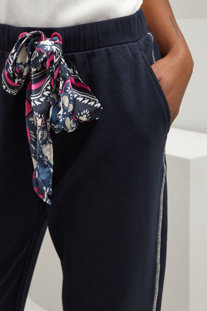  Pantaloni in jersey - BLU NOTTE - Fashion Market - 3