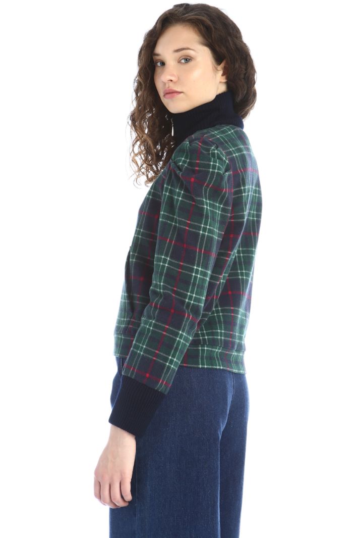 Giacca in jersey pesante - VERDE BLU NOTTE - Fashion Market - 2