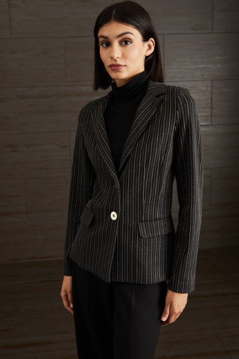 Blazer in jersey di viscosa - Fashion Market