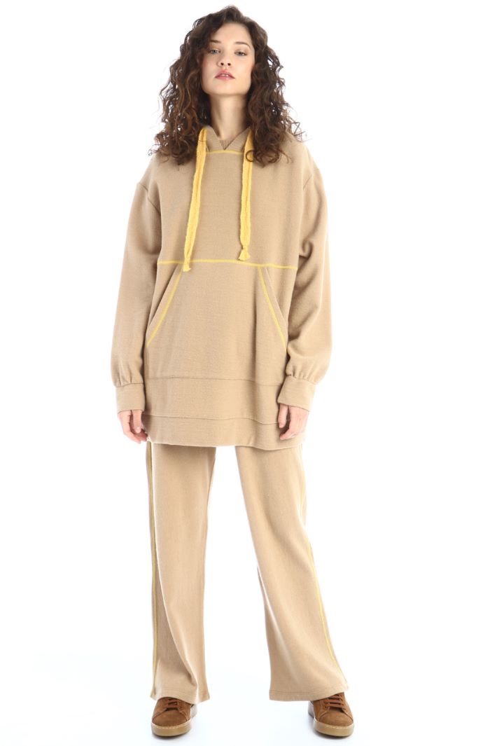 Felpa oversize - CAMMELLO - Fashion Market - 3