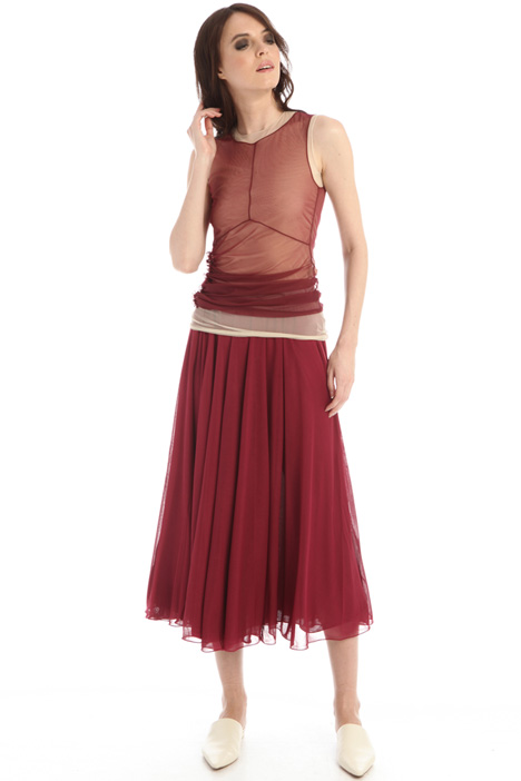 Top in tulle stretch - Fashion Market