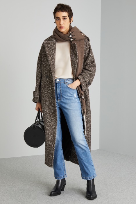 Top in crépe e jersey - Fashion Market