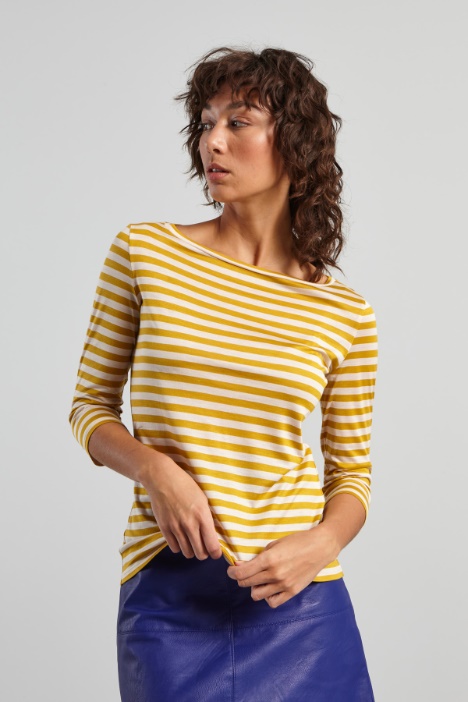 T-shirt in pura seta - Fashion Market