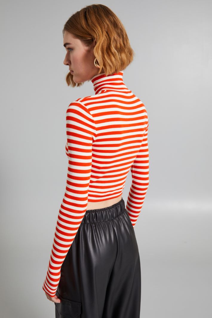 Dolcevita cropped - ARANCIONE PANNA - Fashion Market - 4