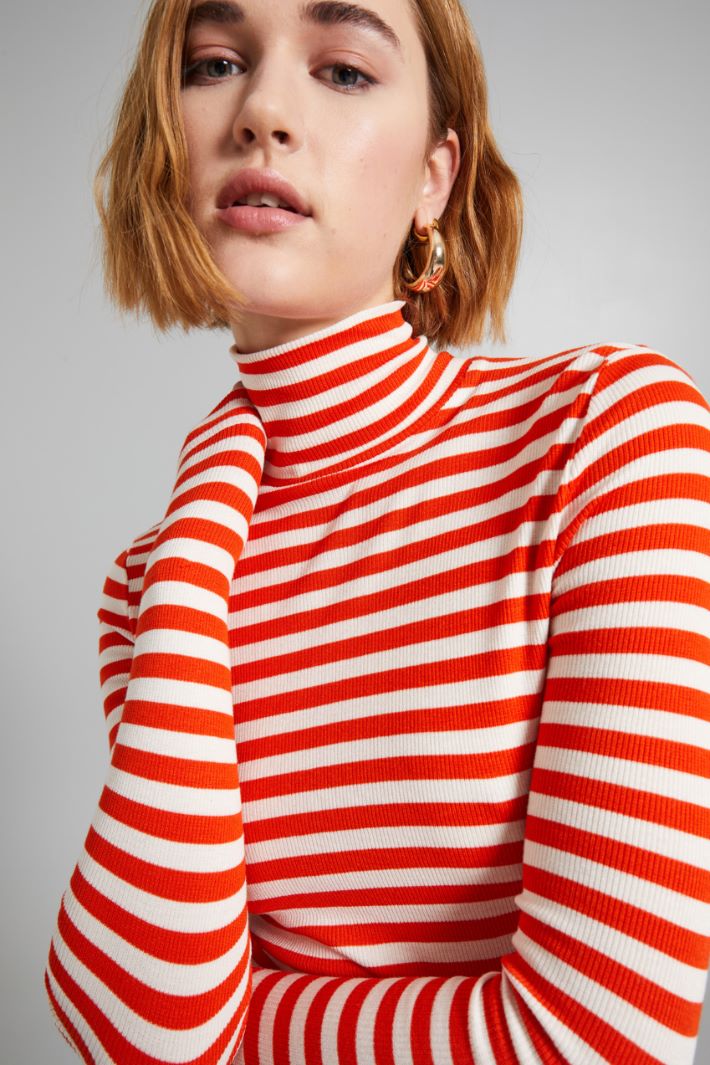 Dolcevita cropped - ARANCIONE PANNA - Fashion Market - 3