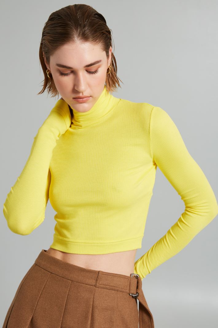 Dolcevita cropped - GIALLO SOLE - Fashion Market - 3