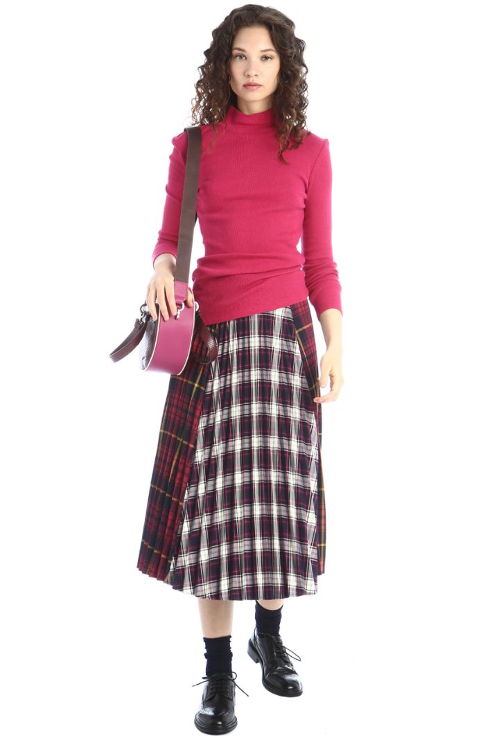 Dolcevita in lana e cotone - FUXIA - Fashion Market - 4