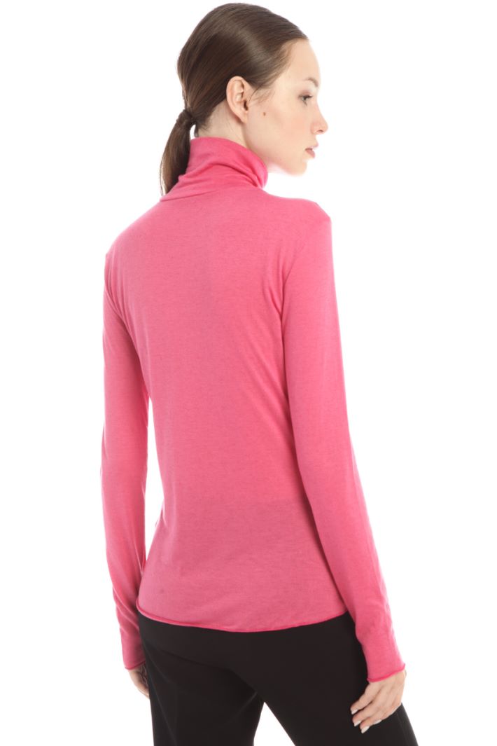 Dolcevita in jersey - ROSA - Fashion Market - 4