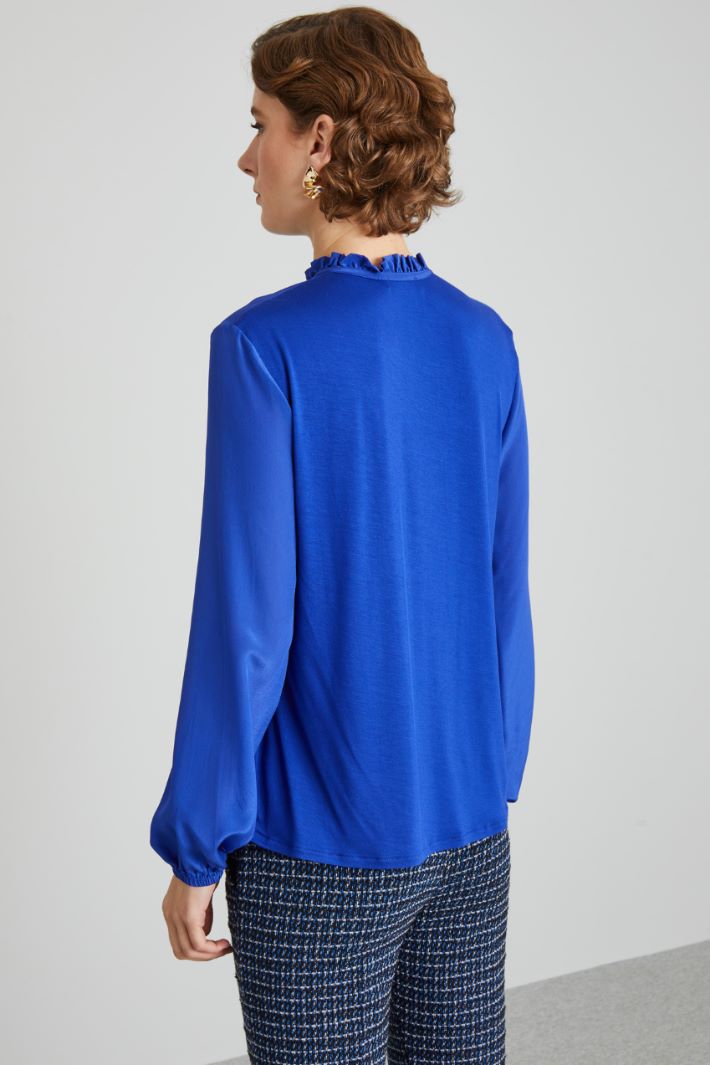 Blusa con rouches  - BLUETTE - Fashion Market - 4