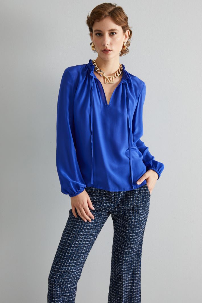 Blusa con rouches  - BLUETTE - Fashion Market - 2