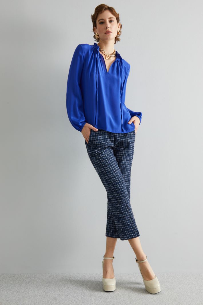 Blusa con rouches  - BLUETTE - Fashion Market
