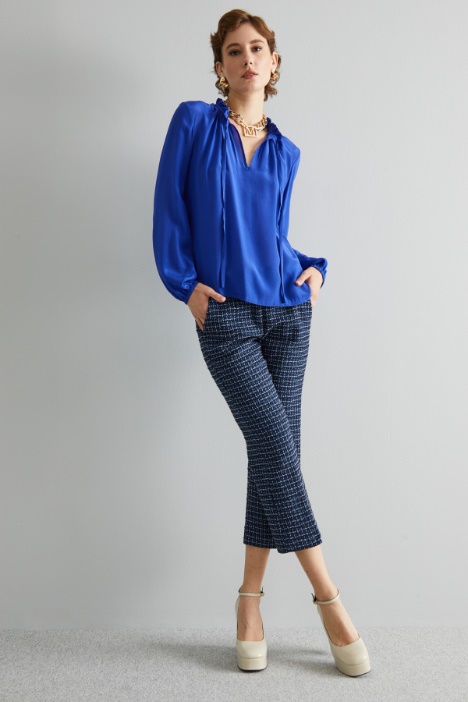 Blusa con rouches  - Fashion Market
