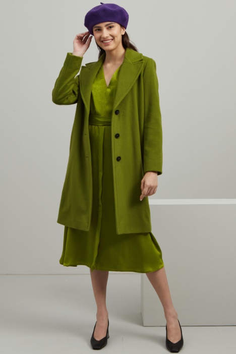 Cappotto monopetto in lana - Fashion Market
