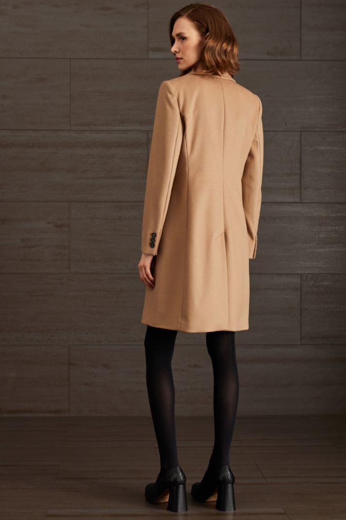 Cappotto in drap - BISCOTTO - Fashion Market - 4
