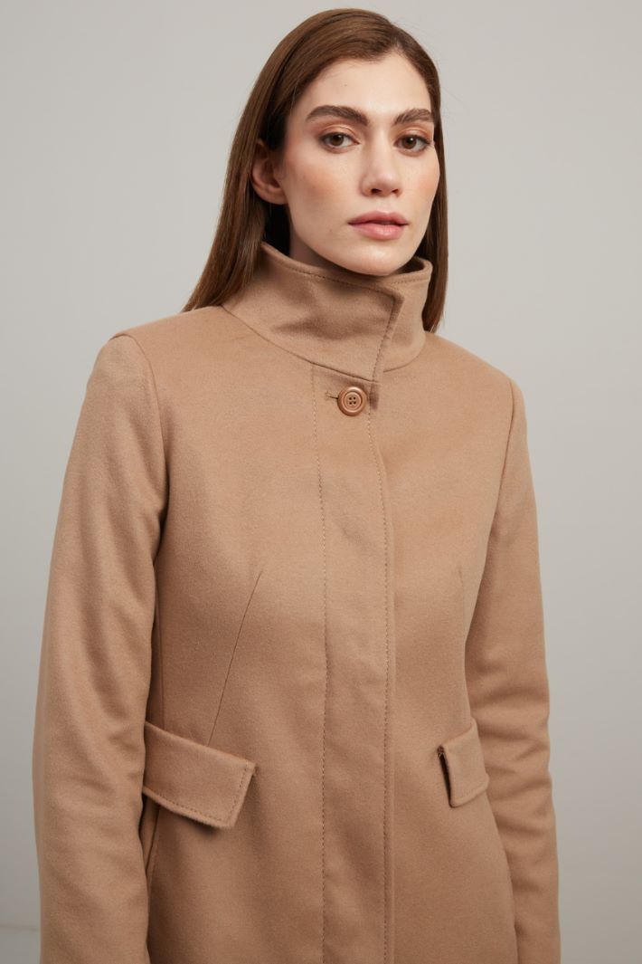 Cappotto in lana  - CAMMELLO - Fashion Market - 3