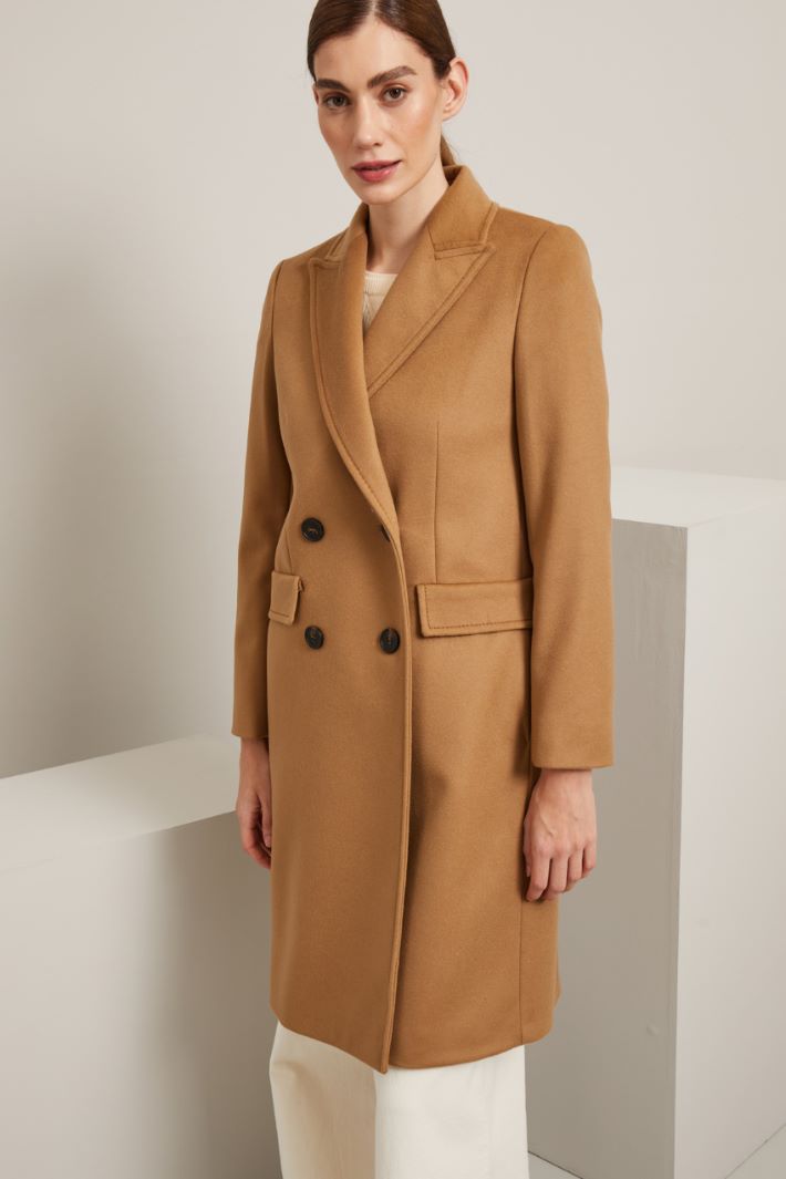 Cappotto in lana  - CAMMELLO - Fashion Market - 2