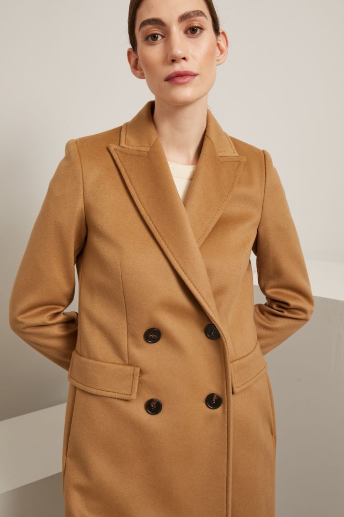 Cappotto in lana  - CAMMELLO - Fashion Market - 3