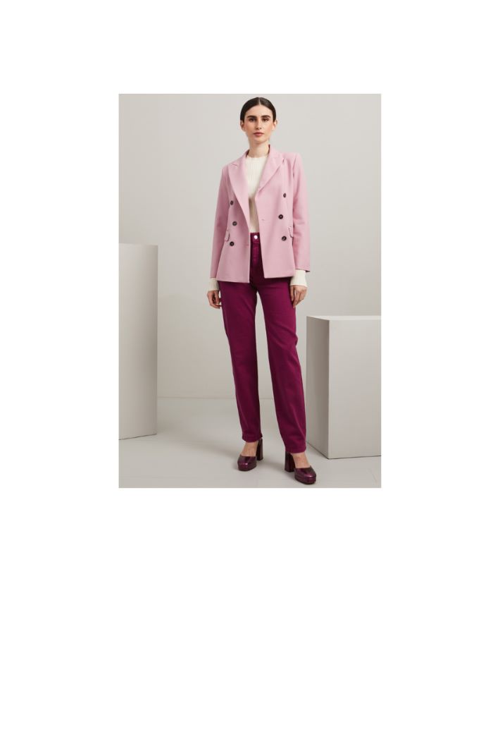 Blazer doppiopetto - ROSA CONFETTO - Fashion Market