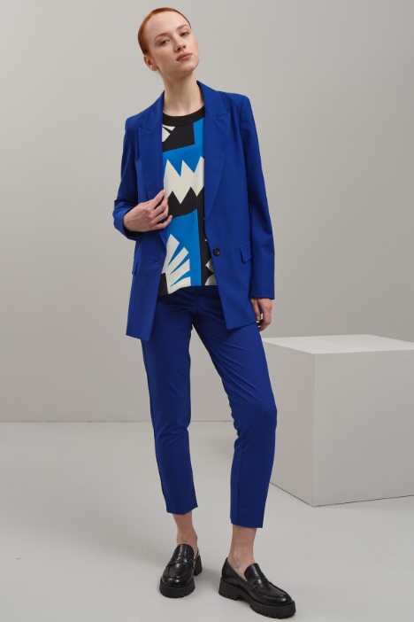 Blazer in viscosa stretch - Fashion Market