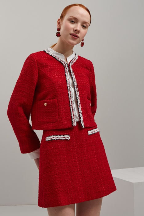 Giacca corta in tweed - Fashion Market