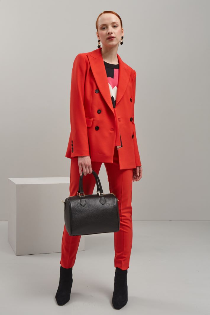Blazer doppiopetto - ARANCIONE - Fashion Market