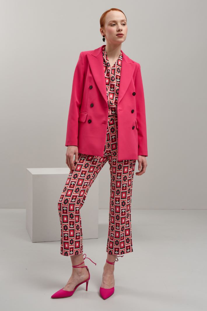 Blazer doppiopetto - FUXIA - Fashion Market - 4