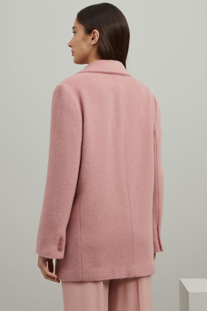 Blazer in misto mohair - ROSA ANTICO - Fashion Market - 4
