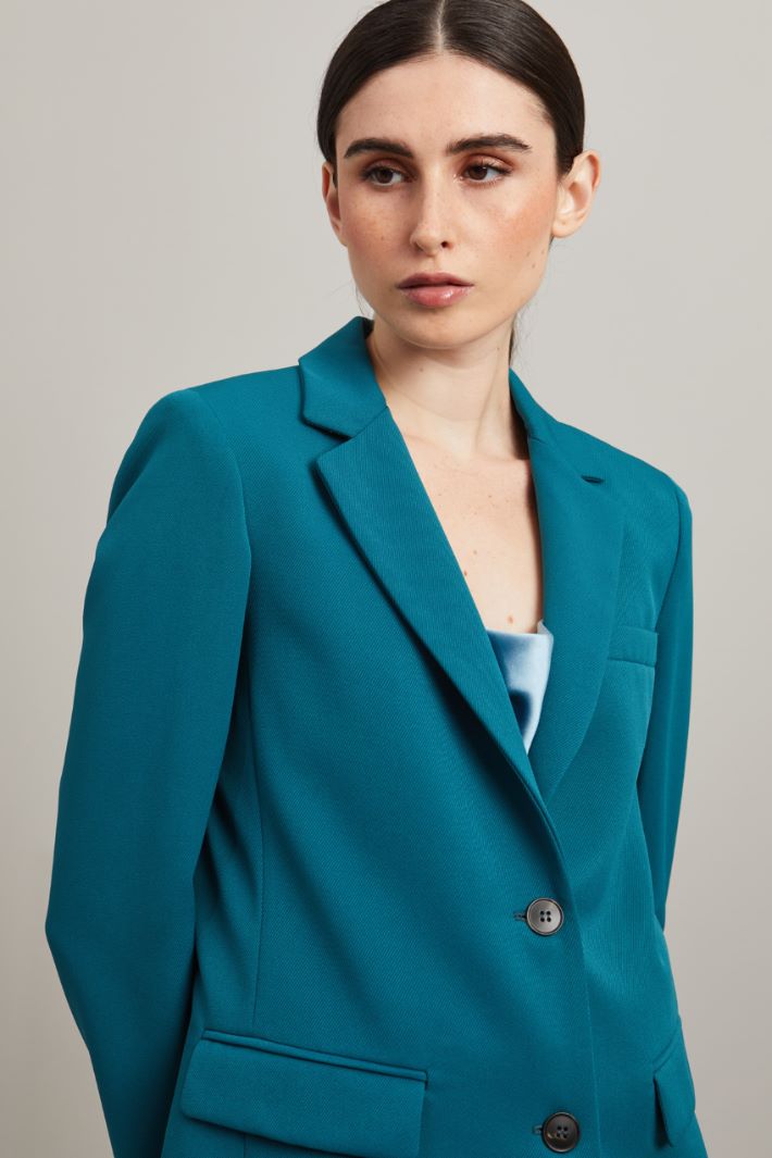 Blazer monopetto - PETROLIO - Fashion Market - 3