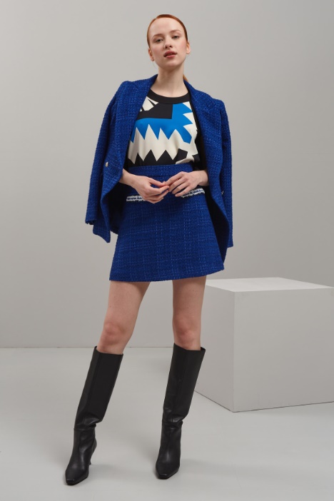 Minigonna in tweed - Fashion Market