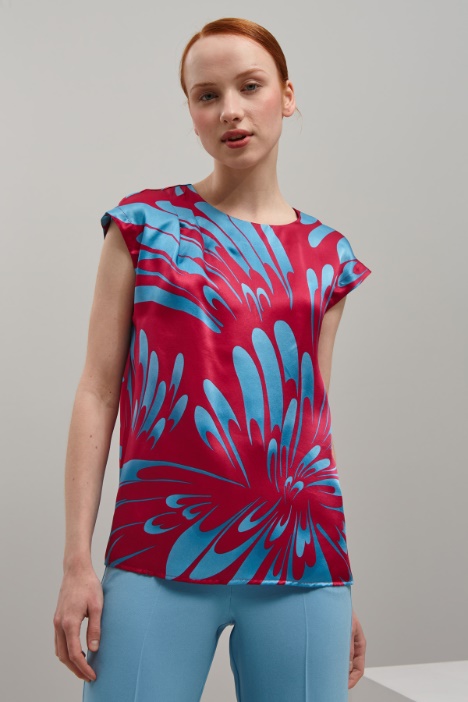 Top in raso di seta - Fashion Market