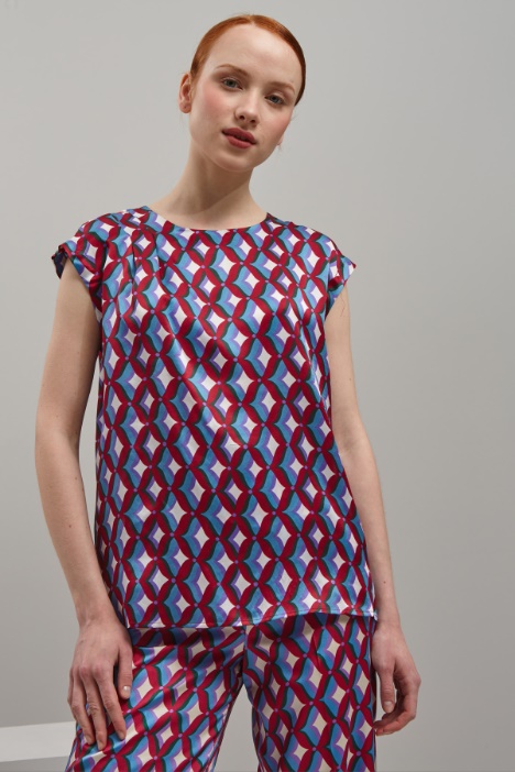 Top in raso di seta - Fashion Market