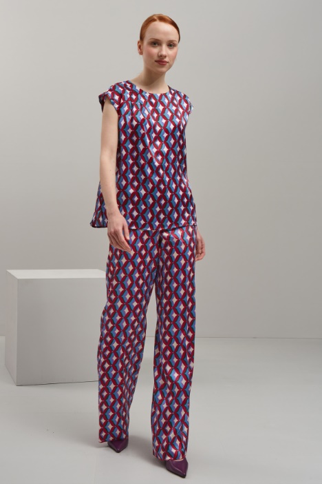 Top in raso di seta - Fashion Market