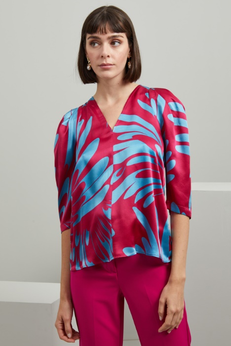 Casacca in raso di seta - Fashion Market