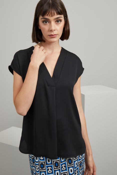 Top in crépe de chine - Fashion Market