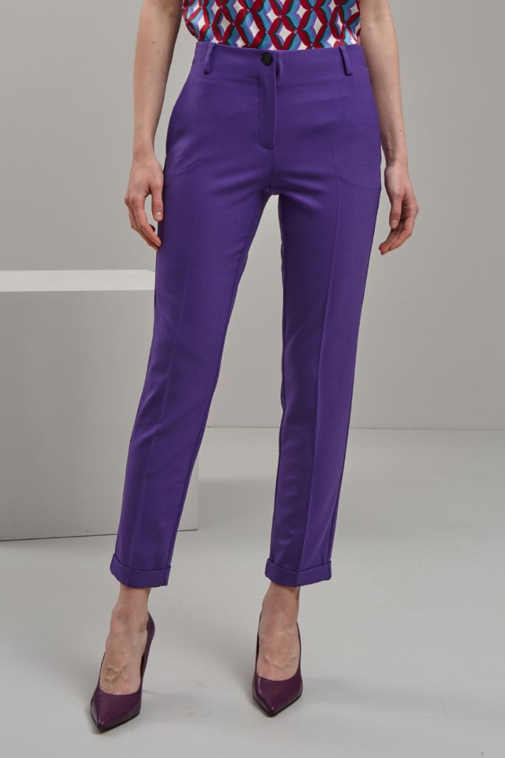 Pantaloni a sigaretta - VIOLA - Fashion Market - 2