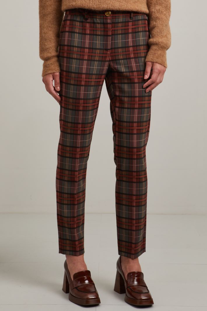 Pantaloni chino - VERDE KAKI TABACCO - Fashion Market - 2