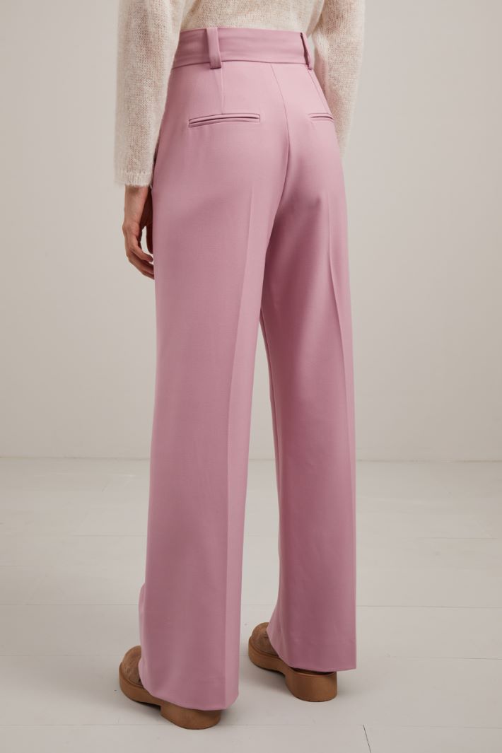 Pantaloni a palazzo - ROSA - Fashion Market - 4