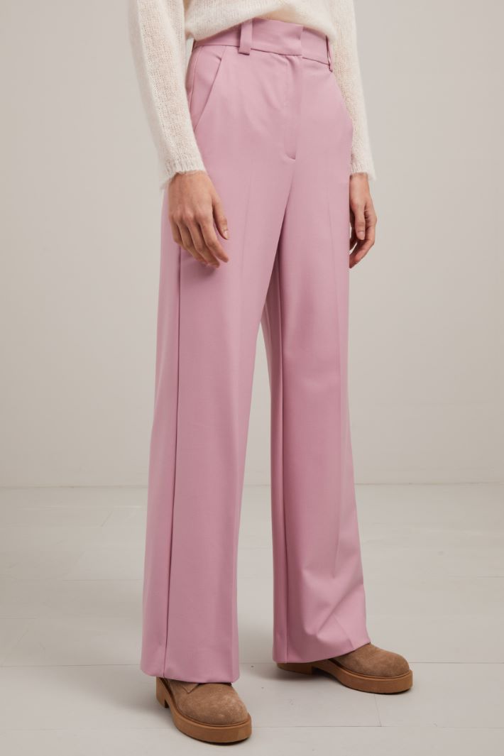 Pantaloni a palazzo - ROSA - Fashion Market - 2