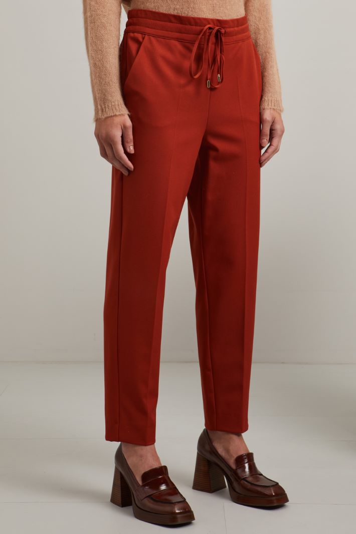 Pantaloni jogger - TERRACOTTA - Fashion Market - 2